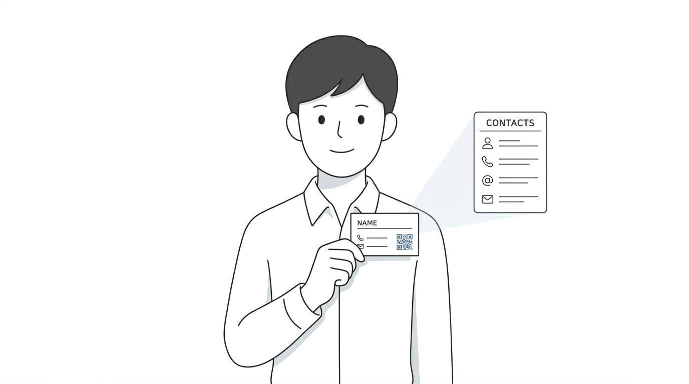 도토 명함첩 · 사진으로 연락처 자동 정리